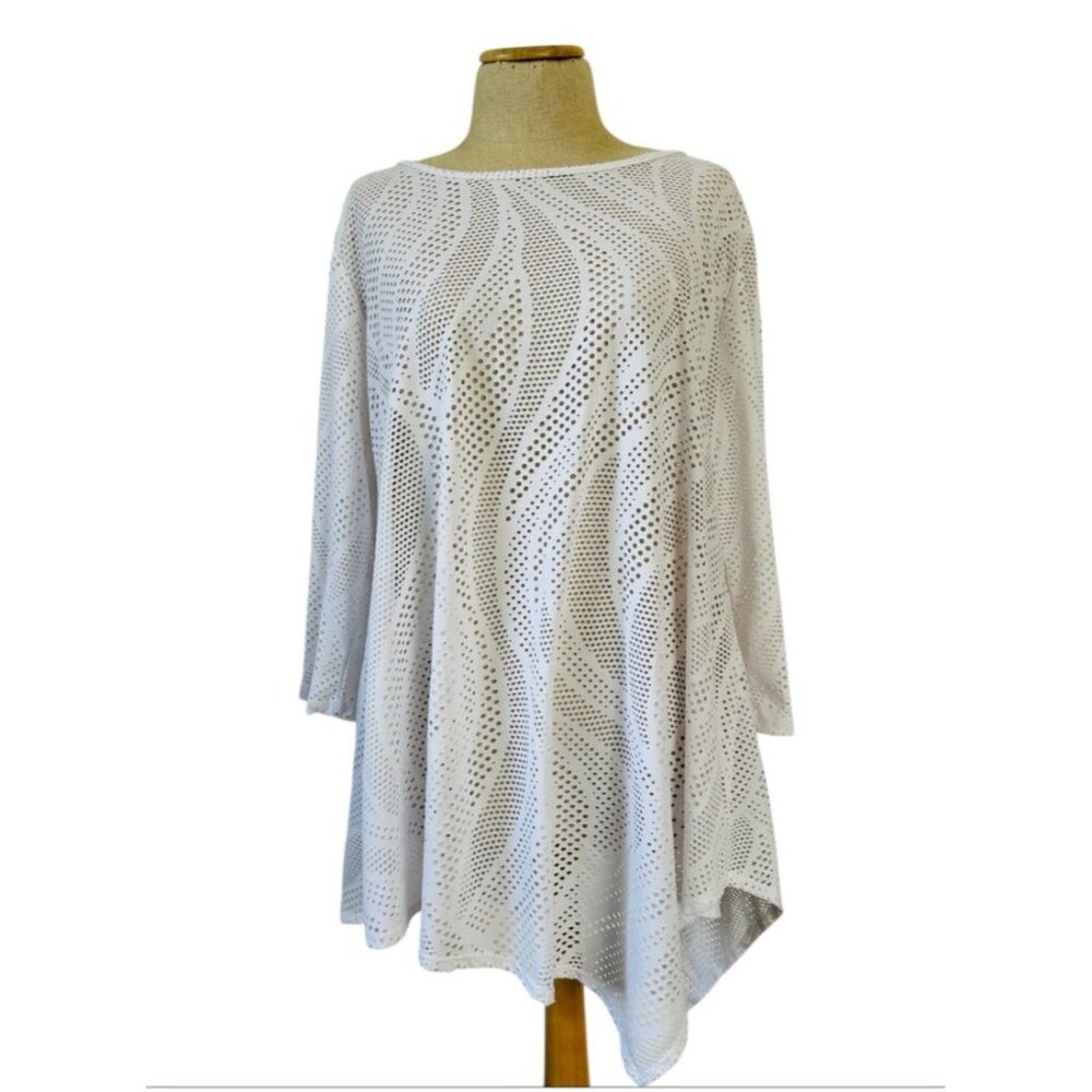 CLARA SUNWOO White Tunic Top Sz Small